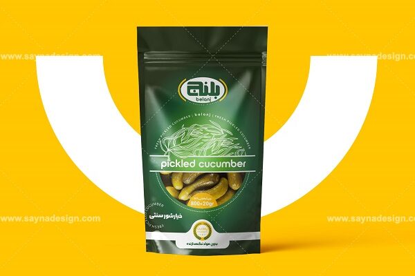 طراحی بسته بندی زیتون بلنج
