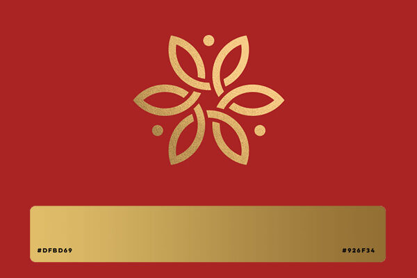 روانشناسی رنگ طلایی در لوگو