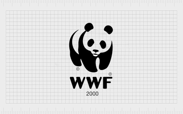 فضای منفی در طراحی لوگو wwf