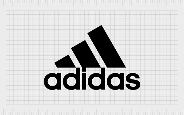 فضای منفی در طراحی لوگو Adidas