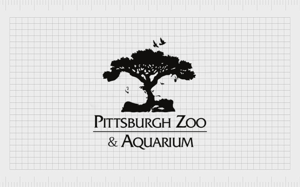 فضای منفی در طراحی لوگو Zoo